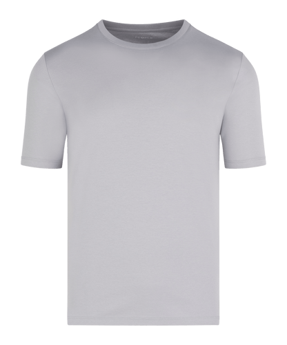 T-shirt gemerceriseerd katoen grijs