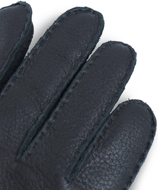 Handschoenen zwart leer