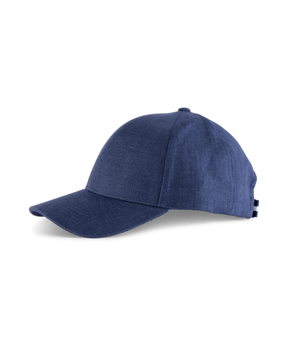 CAP LINEN L / Blauw