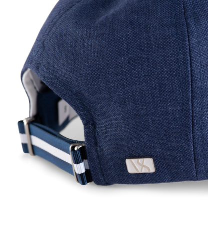 CAP LINEN L / Blauw