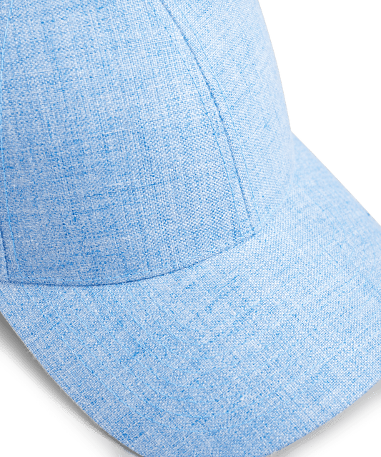 Cap lichtblauw linnen