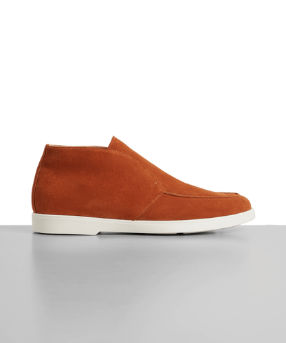 Fabiano Ricci City loafer suède roestbruin - The Society Shop