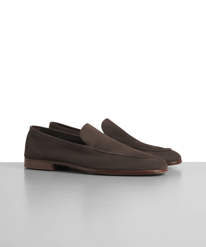 Fabiano Ricci loafer suède bruin - The Society Shop