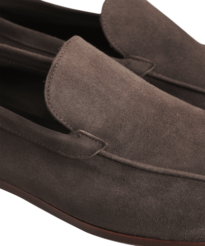 Fabiano Ricci loafer suède bruin - The Society Shop