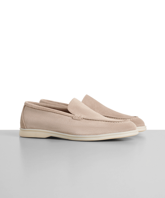 SOCI3TY loafer suède lichtbeige - The Society Shop