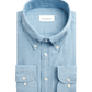 Profuomo Shirt katoen indigo - The Society Shop