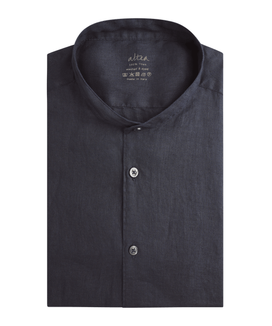 Altea Shirt linnen donkerblauw - The Society Shop